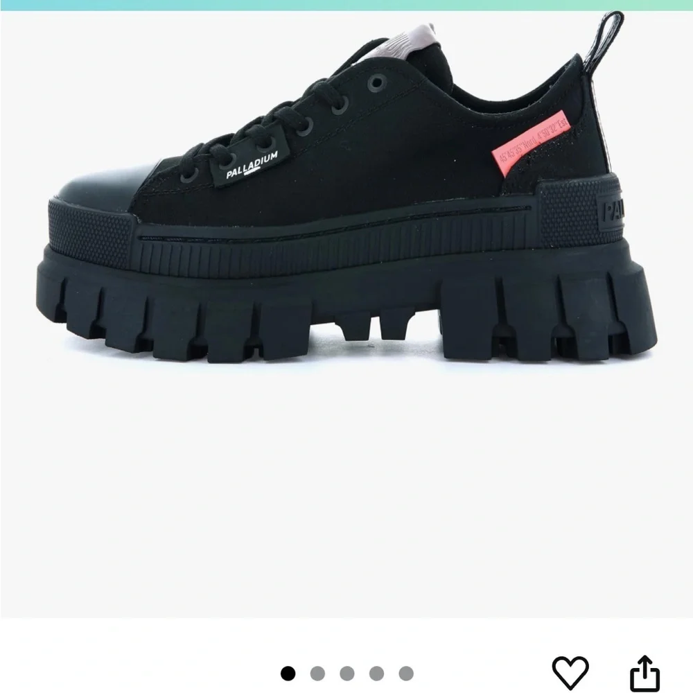 New in Box - Palladium Women's Black Platform Sneakers